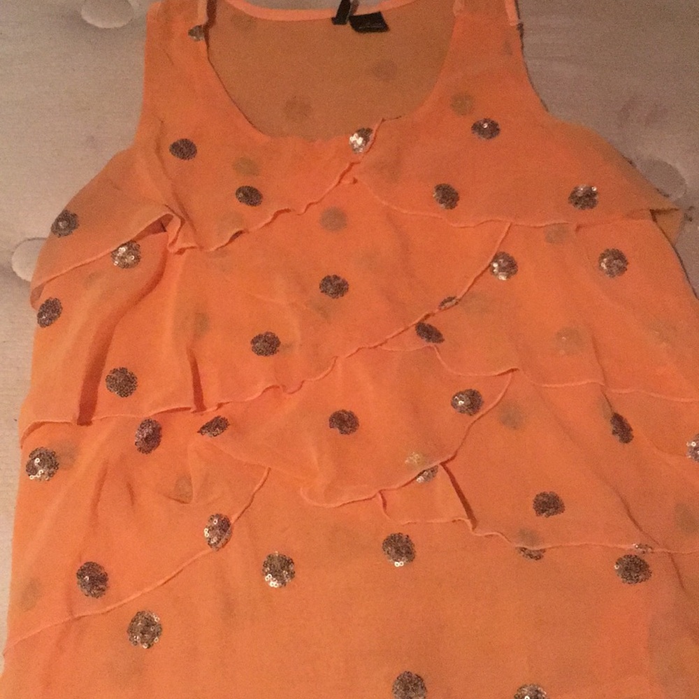 Xl new directions sequin tank